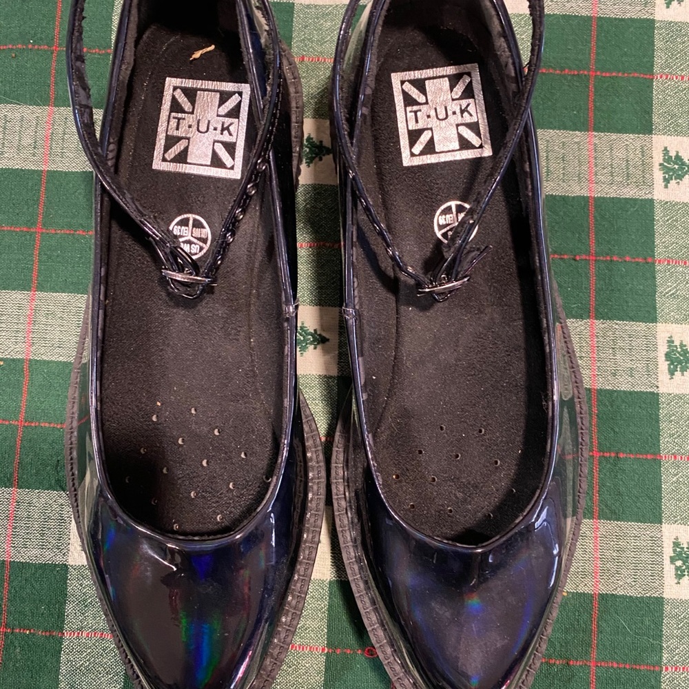 Tuk Size 8 Mary Janes flatform/platform creeper